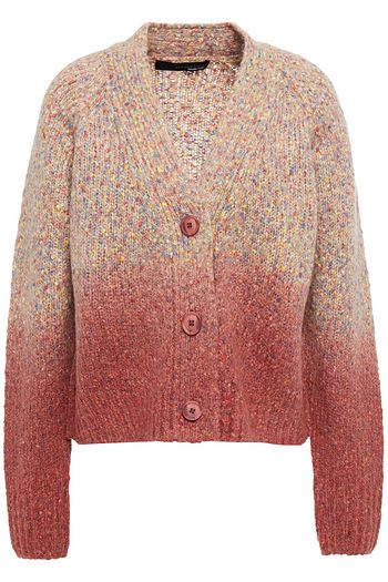 360CASHMERE Dégradé bouclé-knit cardigan