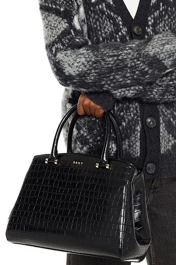 DKNY Faux croc-effect leather tote