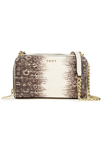 DKNY Lizard-effect leather shoulder bag