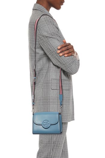 DKNY Textured-leather shoulder bag