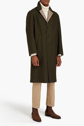 MAISON MARGIELA Wool and cotton-blend twill coat