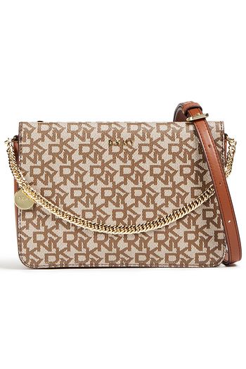 DKNY Printed faux leather shoulder bag