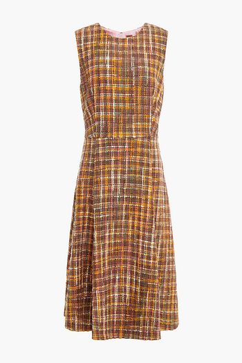 ADAM LIPPES Tweed midi dress