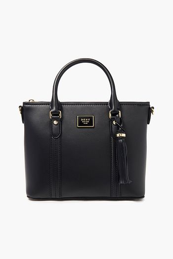 DKNY Tasseled leather tote