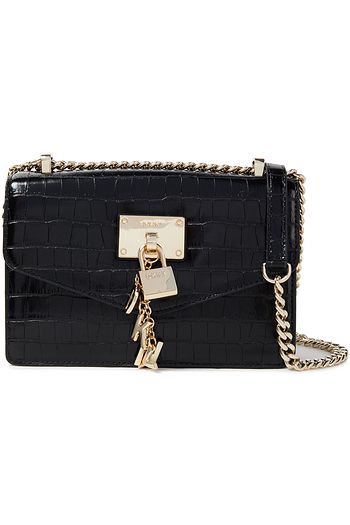 DKNY Faux croc-effect leather shoulder bag