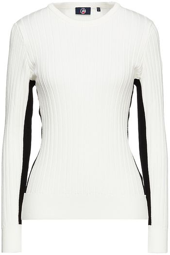 FUSALP Lesti two-tone ribbed-knit sweater