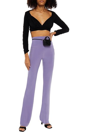 NORMA KAMALI Stretch-jersey bootcut pants