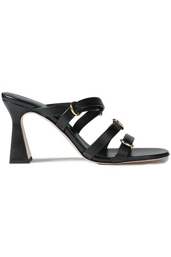 WANDLER Lara ring-embellished leather mules