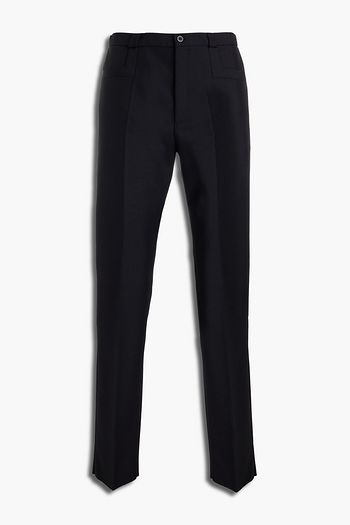 MAISON MARGIELA Wool and mohair-blend grain de poudre pants