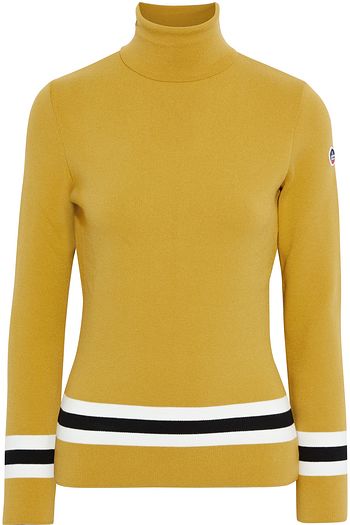 FUSALP Judith striped knitted turtleneck sweater