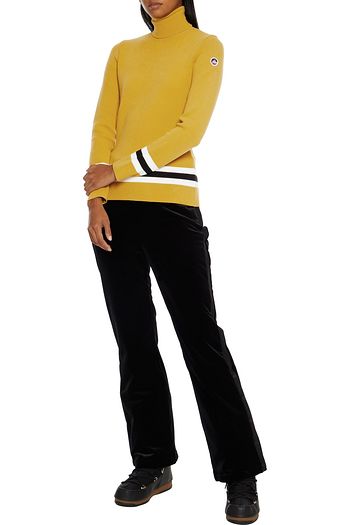 FUSALP Judith striped knitted turtleneck sweater