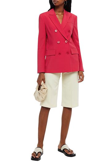TIBI Steward double-breasted woven blazer