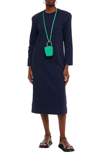 TIBI Cotton-ponte midi dress