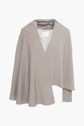 TIBI Cropped woven blazer