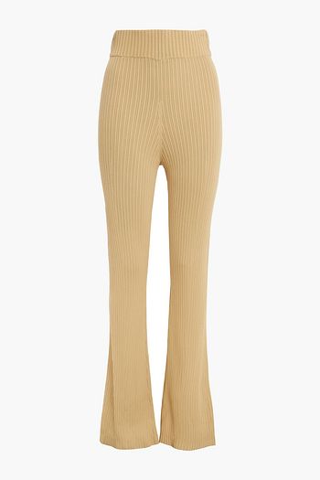NICHOLAS Mari ribbed-knit flared pants