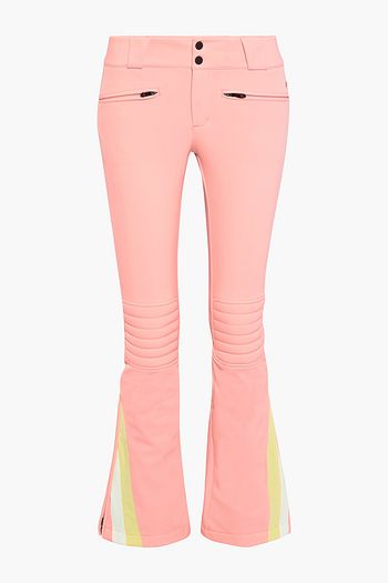 PERFECT MOMENT Chevron quilted Dermizax flared ski pants