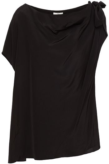 TIBI Bow-detailed silk crepe de chine blouse