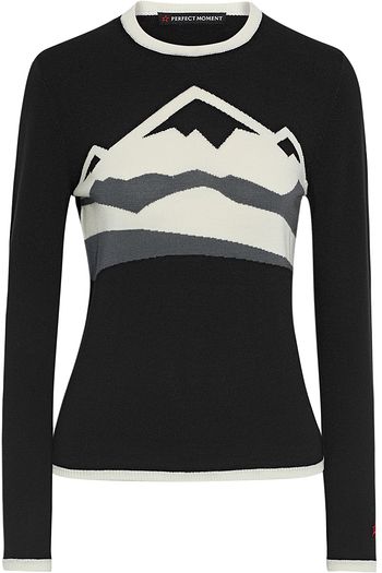 PERFECT MOMENT Chamonix intarsia merino wool turtleneck sweater