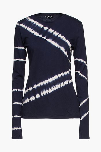 THE UPSIDE Courtney tie-dyed cotton-jersey top