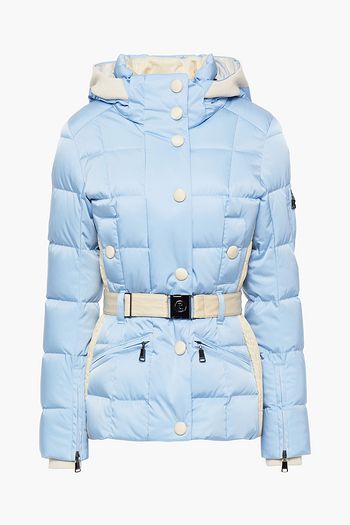 BOGNER Quilted hooded down ski jacket