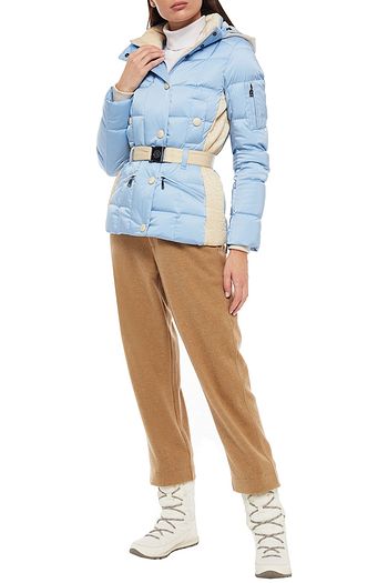 BOGNER Quilted hooded down ski jacket