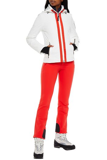 BOGNER Tula grosgrain-trimmed hooded twill ski jacket
