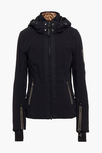 BOGNER Tula grosgrain-trimmed hooded twill ski jacket