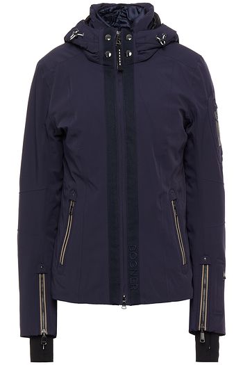 BOGNER Tula grosgrain-trimmed hooded twill ski jacket