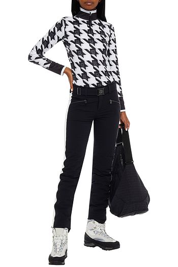 BOGNER Mageli belted striped skinny ski pants