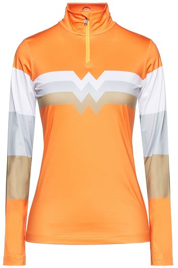 BOGNER Beline printed stretch-jersey turtleneck top