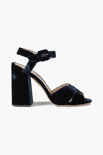 CHARLOTTE OLYMPIA Velvet sandals