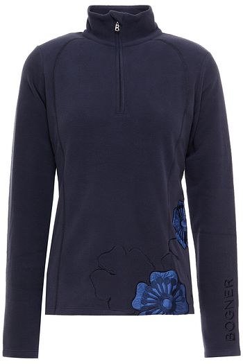 BOGNER Madita embroidered fleece turtleneck top