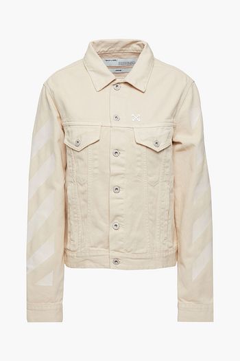 OFF-WHITE™ Printed denim jacket
