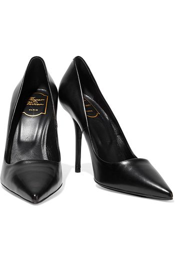 ROGER VIVIER Decollete Privilege leather pumps