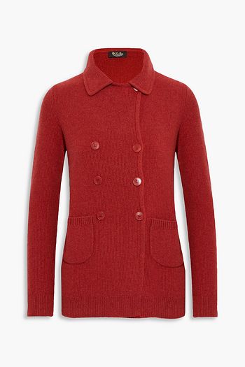 LORO PIANA Double-breasted cashmere cardigan