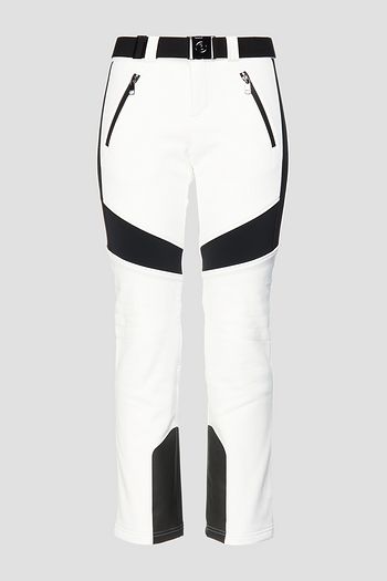 BOGNER Caleya belted two-tone slim-leg ski pants