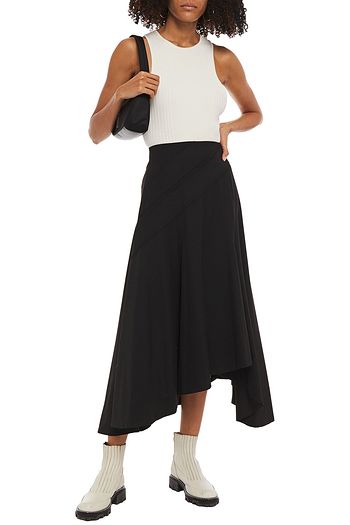 3.1 PHILLIP LIM Asymmetric woven midi skirt