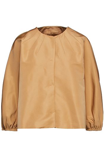 REDVALENTINO Gathered faille jacket