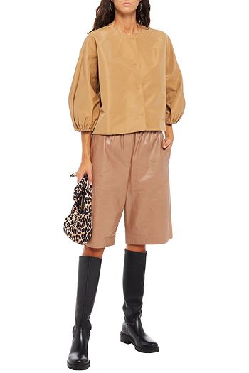 REDVALENTINO Gathered faille jacket
