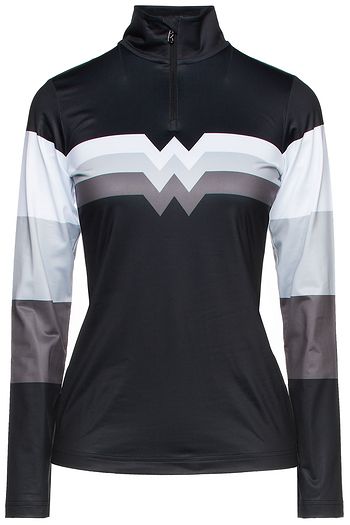 BOGNER Beline printed stretch-jersey turtleneck top