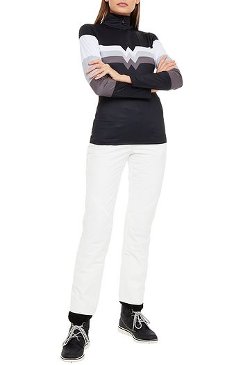 BOGNER Beline printed stretch-jersey turtleneck top