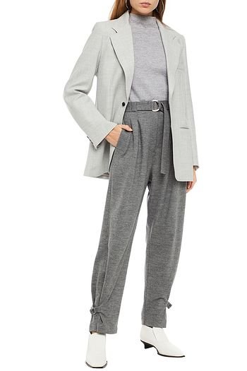3.1 PHILLIP LIM Belted pleated wool tapered pants