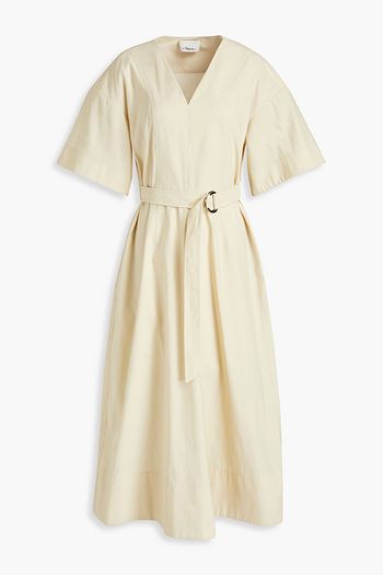 3.1 PHILLIP LIM Twill belted midi dress