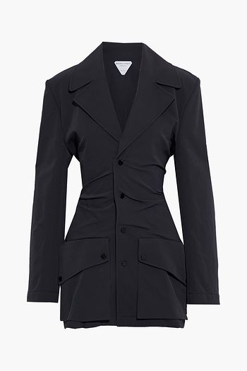 BOTTEGA VENETA Ruched stretch-gabardine jacket