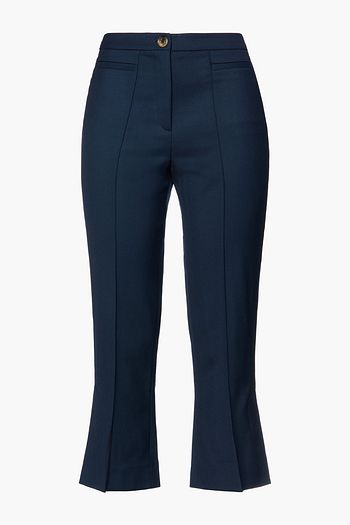 ALEXACHUNG Wool-twill kick-flare pants