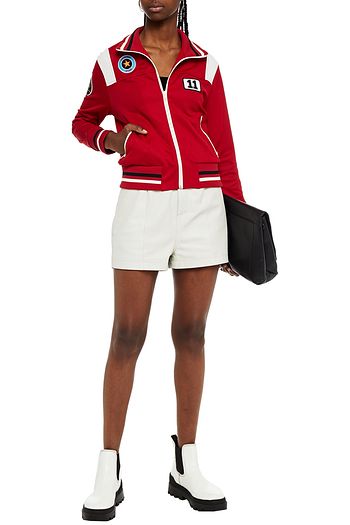 REDVALENTINO Appliquéd piqué jacket