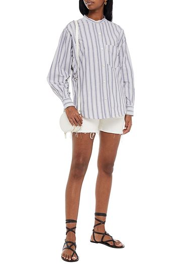 ISABEL MARANT ÉTOILE Striped cotton-broadcloth shirt