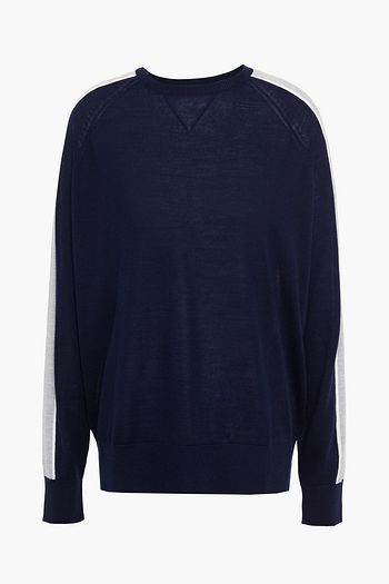 NINETY PERCENT Striped merino wool sweater