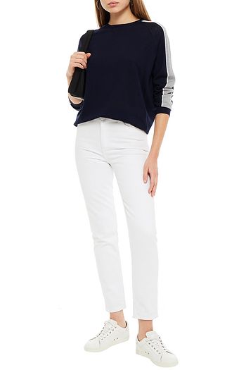 NINETY PERCENT Striped merino wool sweater