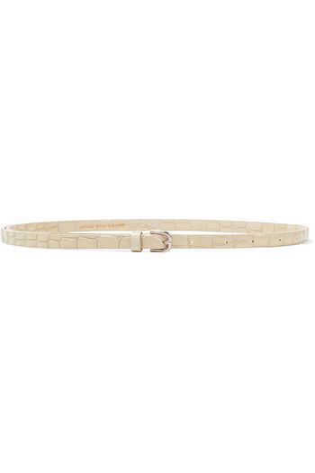 DRIES VAN NOTEN Croc-effect leather belt
